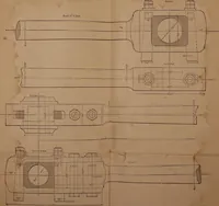 An illustration from Mechanical drawing self-taught: comprising instructions in the selection and preparation of drawing instruments, elementary instruction in practical mechanical drawing together with examples in simple geometry and elementary mechanism, including screw threads, gear wheels, mechanical motions, engines and boilers (1883)