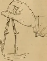 An illustration from Mechanical drawing self-taught: comprising instructions in the selection and preparation of drawing instruments, elementary instruction in practical mechanical drawing together with examples in simple geometry and elementary mechanism, including screw threads, gear wheels, mechanical motions, engines and boilers (1883)