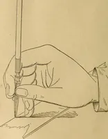 An illustration from Mechanical drawing self-taught: comprising instructions in the selection and preparation of drawing instruments, elementary instruction in practical mechanical drawing together with examples in simple geometry and elementary mechanism, including screw threads, gear wheels, mechanical motions, engines and boilers (1883)