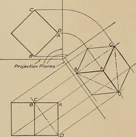 An illustration from Mechanical drawing for industrial and high schools (1915)