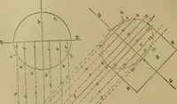 An illustration from Mechanical drawing self-taught: comprising instructions in the selection and preparation of drawing instruments. Elementary instruction in practical mechanical drawing. Together with examples in simple geometry and elementary mechanism, including screw threads, gear wheels, mechanical motions, engines and boilers (1889)