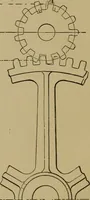 An illustration from Mechanical drawing self-taught: comprising instructions in the selection and preparation of drawing instruments. Elementary instruction in practical mechanical drawing. Together with examples in simple geometry and elementary mechanism, including screw threads, gear wheels, mechanical motions, engines and boilers (1889)