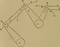 An illustration from Mechanical drawing self-taught: comprising instructions in the selection and preparation of drawing instruments. Elementary instruction in practical mechanical drawing. Together with examples in simple geometry and elementary mechanism, including screw threads, gear wheels, mechanical motions, engines and boilers (1889)