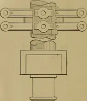 An illustration from Mechanical drawing self-taught: comprising instructions in the selection and preparation of drawing instruments. Elementary instruction in practical mechanical drawing. Together with examples in simple geometry and elementary mechanism, including screw threads, gear wheels, mechanical motions, engines and boilers (1889)