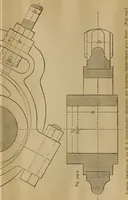 An illustration from Mechanical drawing self-taught: comprising instructions in the selection and preparation of drawing instruments. Elementary instruction in practical mechanical drawing. Together with examples in simple geometry and elementary mechanism, including screw threads, gear wheels, mechanical motions, engines and boilers (1889)
