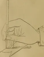 An illustration from Mechanical drawing self-taught: comprising instructions in the selection and preparation of drawing instruments. Elementary instruction in practical mechanical drawing. Together with examples in simple geometry and elementary mechanism, including screw threads, gear wheels, mechanical motions, engines and boilers (1889)