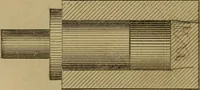 An illustration from Mechanical drawing self-taught: comprising instructions in the selection and preparation of drawing instruments. Elementary instruction in practical mechanical drawing. Together with examples in simple geometry and elementary mechanism, including screw threads, gear wheels, mechanical motions, engines and boilers (1889)