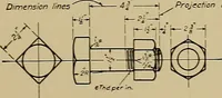 An illustration from Mechanical drawing for trade schools (1909)