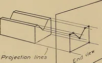 An illustration from Mechanical drawing for trade schools (1909)
