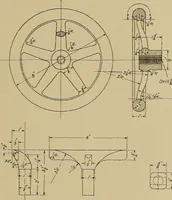 An illustration from Mechanical drawing for trade schools (1909)