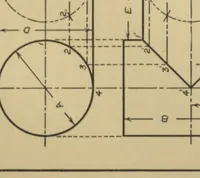 An illustration from Mechanical drawing problems (1917)