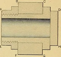 An illustration from Mechanical graphics. An educational course on the theory and practice of mechanical drawing (1890)