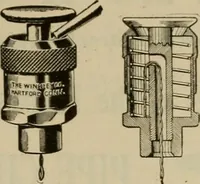 An illustration from The mechanical index, 1904. A complete index to the names and addresses of all manufacturers in the United States of mechanical appliances, machinery and tools operated by steam, electricity, water, hand or foot power (1904)