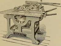 An illustration from The mechanical index, 1904. A complete index to the names and addresses of all manufacturers in the United States of mechanical appliances, machinery and tools operated by steam, electricity, water, hand or foot power (1904)