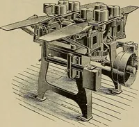 An illustration from The mechanical index, 1904. A complete index to the names and addresses of all manufacturers in the United States of mechanical appliances, machinery and tools operated by steam, electricity, water, hand or foot power (1904)