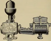 An illustration from The mechanical index, 1904. A complete index to the names and addresses of all manufacturers in the United States of mechanical appliances, machinery and tools operated by steam, electricity, water, hand or foot power (1904)