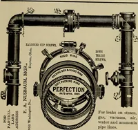 An illustration from The mechanical index, 1904. A complete index to the names and addresses of all manufacturers in the United States of mechanical appliances, machinery and tools operated by steam, electricity, water, hand or foot power (1904)