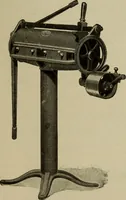 An illustration from The mechanical index, 1904. A complete index to the names and addresses of all manufacturers in the United States of mechanical appliances, machinery and tools operated by steam, electricity, water, hand or foot power (1904)