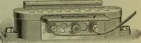 An illustration from The mechanical index, 1904. A complete index to the names and addresses of all manufacturers in the United States of mechanical appliances, machinery and tools operated by steam, electricity, water, hand or foot power (1904)