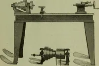 An illustration from The mechanical index, 1904. A complete index to the names and addresses of all manufacturers in the United States of mechanical appliances, machinery and tools operated by steam, electricity, water, hand or foot power (1904)