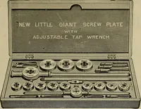 An illustration from The mechanical index, 1904. A complete index to the names and addresses of all manufacturers in the United States of mechanical appliances, machinery and tools operated by steam, electricity, water, hand or foot power (1904)
