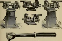 An illustration from The mechanical index, 1904. A complete index to the names and addresses of all manufacturers in the United States of mechanical appliances, machinery and tools operated by steam, electricity, water, hand or foot power (1904)