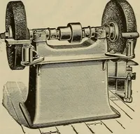 An illustration from The mechanical index, 1904. A complete index to the names and addresses of all manufacturers in the United States of mechanical appliances, machinery and tools operated by steam, electricity, water, hand or foot power (1904)