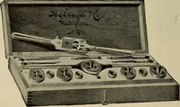 An illustration from The mechanical index, 1904. A complete index to the names and addresses of all manufacturers in the United States of mechanical appliances, machinery and tools operated by steam, electricity, water, hand or foot power (1904)