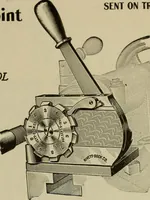 An illustration from The mechanical index, 1904. A complete index to the names and addresses of all manufacturers in the United States of mechanical appliances, machinery and tools operated by steam, electricity, water, hand or foot power (1904)
