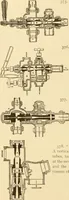 An illustration from Mechanical movements, powers and devices; a treatise describing mechanical movements and devices used in constructive and operative machinery and the mechanical arts, being practically a mechanical dictionary, commencing with a rudimentary description of the early known mechanical powers and detailing the various motions, appliances and inventions used in the mechanical arts to the present time, including a chapter on straight line movements, by Gardner D. Hiscox (1914)
