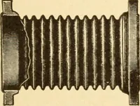 An illustration from Mechanical movements, powers and devices; a treatise describing mechanical movements and devices used in constructive and operative machinery and the mechanical arts, being practically a mechanical dictionary, commencing with a rudimentary description of the early known mechanical powers and detailing the various motions, appliances and inventions used in the mechanical arts to the present time, including a chapter on straight line movements, by Gardner D. Hiscox (1914)