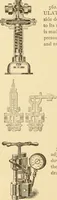 An illustration from Mechanical movements, powers and devices; a treatise describing mechanical movements and devices used in constructive and operative machinery and the mechanical arts, being practically a mechanical dictionary, commencing with a rudimentary description of the early known mechanical powers and detailing the various motions, appliances and inventions used in the mechanical arts to the present time, including a chapter on straight line movements, by Gardner D. Hiscox (1914)