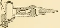 An illustration from Mechanical movements, powers and devices; a treatise describing mechanical movements and devices used in constructive and operative machinery and the mechanical arts, being practically a mechanical dictionary, commencing with a rudimentary description of the early known mechanical powers and detailing the various motions, appliances and inventions used in the mechanical arts to the present time, including a chapter on straight line movements, by Gardner D. Hiscox (1914)