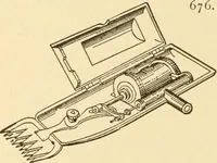 Picture 422 of 958 from Mechanical movements, powers and devices; a treatise describing mechanical movements and devices used in constructive and operative machinery and the mechanical arts, being practically a mechanical dictionary, commencing with a rudimentary description of the early known mechanical powers and detailing the various motions, appliances and inventions used in the mechanical arts to the present time, including a chapter on straight line movements, by Gardner D. Hiscox (1914), leaf 193