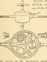Picture 426 of 958 from Mechanical movements, powers and devices; a treatise describing mechanical movements and devices used in constructive and operative machinery and the mechanical arts, being practically a mechanical dictionary, commencing with a rudimentary description of the early known mechanical powers and detailing the various motions, appliances and inventions used in the mechanical arts to the present time, including a chapter on straight line movements, by Gardner D. Hiscox (1914), leaf 194