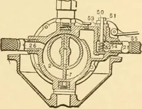 An illustration from Mechanical movements, powers and devices; a treatise describing mechanical movements and devices used in constructive and operative machinery and the mechanical arts, being practically a mechanical dictionary, commencing with a rudimentary description of the early known mechanical powers and detailing the various motions, appliances and inventions used in the mechanical arts to the present time, including a chapter on straight line movements, by Gardner D. Hiscox (1914)