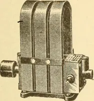 An illustration from Mechanical movements, powers and devices; a treatise describing mechanical movements and devices used in constructive and operative machinery and the mechanical arts, being practically a mechanical dictionary, commencing with a rudimentary description of the early known mechanical powers and detailing the various motions, appliances and inventions used in the mechanical arts to the present time, including a chapter on straight line movements, by Gardner D. Hiscox (1914)