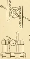 An illustration from Mechanical movements, powers and devices; a treatise describing mechanical movements and devices used in constructive and operative machinery and the mechanical arts, being practically a mechanical dictionary, commencing with a rudimentary description of the early known mechanical powers and detailing the various motions, appliances and inventions used in the mechanical arts to the present time, including a chapter on straight line movements, by Gardner D. Hiscox (1914)