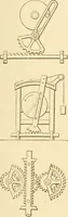 An illustration from Mechanical movements, powers and devices; a treatise describing mechanical movements and devices used in constructive and operative machinery and the mechanical arts, being practically a mechanical dictionary, commencing with a rudimentary description of the early known mechanical powers and detailing the various motions, appliances and inventions used in the mechanical arts to the present time, including a chapter on straight line movements, by Gardner D. Hiscox (1914)