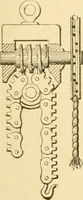 An illustration from Mechanical movements, powers and devices; a treatise describing mechanical movements and devices used in constructive and operative machinery and the mechanical arts, being practically a mechanical dictionary, commencing with a rudimentary description of the early known mechanical powers and detailing the various motions, appliances and inventions used in the mechanical arts to the present time, including a chapter on straight line movements, by Gardner D. Hiscox (1914)