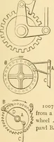 An illustration from Mechanical movements, powers and devices; a treatise describing mechanical movements and devices used in constructive and operative machinery and the mechanical arts, being practically a mechanical dictionary, commencing with a rudimentary description of the early known mechanical powers and detailing the various motions, appliances and inventions used in the mechanical arts to the present time, including a chapter on straight line movements, by Gardner D. Hiscox (1914)