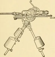 An illustration from Mechanical movements, powers and devices; a treatise describing mechanical movements and devices used in constructive and operative machinery and the mechanical arts, being practically a mechanical dictionary, commencing with a rudimentary description of the early known mechanical powers and detailing the various motions, appliances and inventions used in the mechanical arts to the present time, including a chapter on straight line movements, by Gardner D. Hiscox (1914)