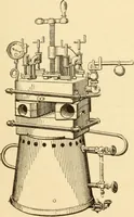 An illustration from Mechanical movements, powers and devices; a treatise describing mechanical movements and devices used in constructive and operative machinery and the mechanical arts, being practically a mechanical dictionary, commencing with a rudimentary description of the early known mechanical powers and detailing the various motions, appliances and inventions used in the mechanical arts to the present time, including a chapter on straight line movements, by Gardner D. Hiscox (1914)