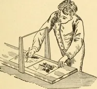 An illustration from Mechanical movements, powers and devices; a treatise describing mechanical movements and devices used in constructive and operative machinery and the mechanical arts, being practically a mechanical dictionary, commencing with a rudimentary description of the early known mechanical powers and detailing the various motions, appliances and inventions used in the mechanical arts to the present time, including a chapter on straight line movements, by Gardner D. Hiscox (1914)