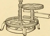 An illustration from Mechanical movements, powers and devices; a treatise describing mechanical movements and devices used in constructive and operative machinery and the mechanical arts, being practically a mechanical dictionary, commencing with a rudimentary description of the early known mechanical powers and detailing the various motions, appliances and inventions used in the mechanical arts to the present time, including a chapter on straight line movements, by Gardner D. Hiscox (1914)