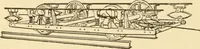 An illustration from Mechanical movements, powers and devices; a treatise describing mechanical movements and devices used in constructive and operative machinery and the mechanical arts, being practically a mechanical dictionary, commencing with a rudimentary description of the early known mechanical powers and detailing the various motions, appliances and inventions used in the mechanical arts to the present time, including a chapter on straight line movements, by Gardner D. Hiscox (1914)