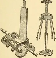 An illustration from Mechanical movements, powers and devices; a treatise describing mechanical movements and devices used in constructive and operative machinery and the mechanical arts, being practically a mechanical dictionary, commencing with a rudimentary description of the early known mechanical powers and detailing the various motions, appliances and inventions used in the mechanical arts to the present time, including a chapter on straight line movements, by Gardner D. Hiscox (1914)