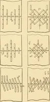 An illustration from Mechanical movements, powers and devices; a treatise describing mechanical movements and devices used in constructive and operative machinery and the mechanical arts, being practically a mechanical dictionary, commencing with a rudimentary description of the early known mechanical powers and detailing the various motions, appliances and inventions used in the mechanical arts to the present time, including a chapter on straight line movements, by Gardner D. Hiscox (1914)
