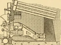 An illustration from Mechanical movements, powers and devices; a treatise describing mechanical movements and devices used in constructive and operative machinery and the mechanical arts, being practically a mechanical dictionary, commencing with a rudimentary description of the early known mechanical powers and detailing the various motions, appliances and inventions used in the mechanical arts to the present time, including a chapter on straight line movements, by Gardner D. Hiscox (1914)