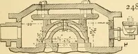 An illustration from Mechanical movements, powers and devices; a treatise describing mechanical movements and devices used in constructive and operative machinery and the mechanical arts, being practically a mechanical dictionary, commencing with a rudimentary description of the early known mechanical powers and detailing the various motions, appliances and inventions used in the mechanical arts to the present time, including a chapter on straight line movements, by Gardner D. Hiscox (1914)